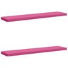 vidaXL Cuscini per Panchina a 2 Pezzi VUGHT 2 pz 100% Poliestere Rosa