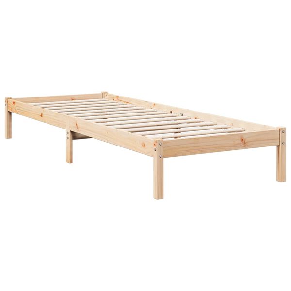 vidaXL Letto Extra Lungo senza Materasso 80x220 cm in Legno di Pino