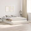 vidaXL Struttura letto con contenitore Bianco 180 cm Legno multistrato