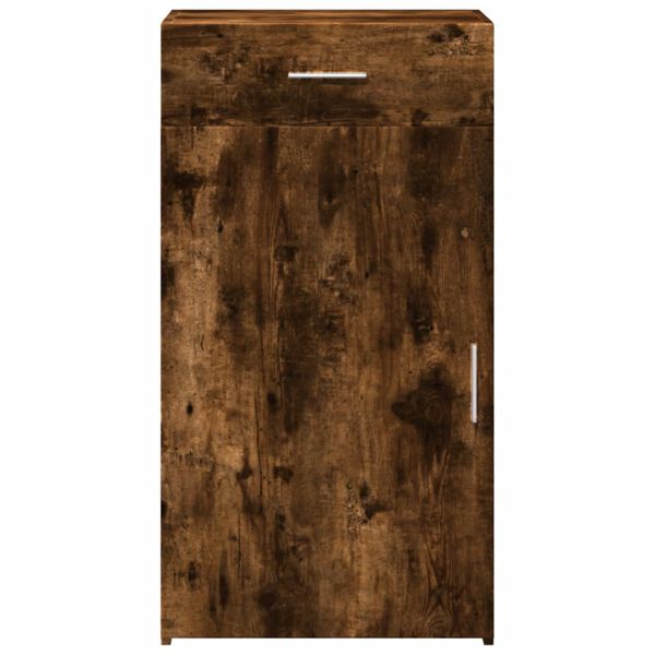 vidaXL Credenza Rovere Fumo 50x42,5x93 cm in Legno Multistrato
