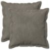 vidaXL Cuscino con cuscino HOUTEN 2 pz Grigio Chiaro Velluto