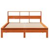 vidaXL Letto senza Materasso Marrone Cera 135x190 cm in Legno di Pino