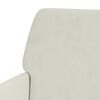 vidaXL Poltrona Crema 62x79x79 cm Velluto