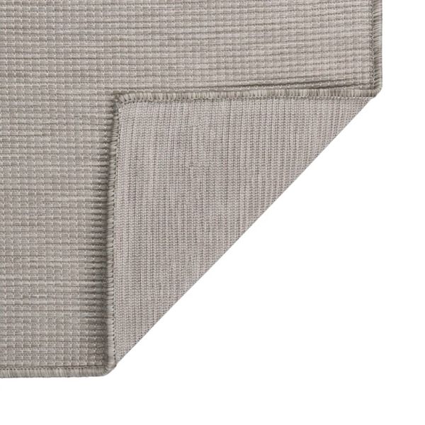 vidaXL Tappeto da Esterni a Tessitura Piatta 160x230 cm Grigio Chiaro