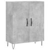 vidaXL Credenza Grigio Cemento 69,5x34x90 cm in Legno Multistrato