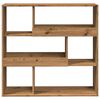 vidaXL Libreria/Divisorio Rovere Artigianale 100x33x94,5 cm