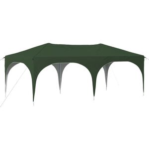 vidaXL Tenda per feste a pop-up Verde 575 x 288 x 245 cm