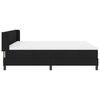 vidaXL Letto box spring con materasso con materasso Nero 180 x 200 cm