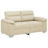 vidaXL Divano a 2 posti Crema 160x81x84 cm in Similpelle