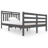 vidaXL Giroletto Grigio in Legno Massello 120x200 cm