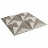 vidaXL Pannelli da parete 48 pcs Beton origami 50 x 50 cm Schiuma XPS