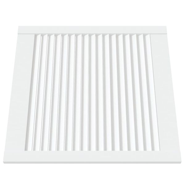 vidaXL Ante a Lamelle 4 pz Bianche 61,5x59,4 cm in Legno di Pino