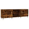 vidaXL Mobile Porta TV Rovere Fumo 150x30x50 cm in Legno Multistrato