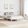 vidaXL Letto con Testiera Rivestita Grigio chiaro 140 x 190 cm