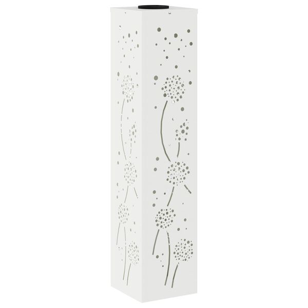 vidaXL Faro LED solare per sentieri 2 pcs Bianco