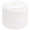 vidaXL Corda multiuso 16 mm 50 m Bianco PP 1560 kg Carico massimo