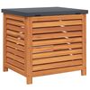 vidaXL Contenitore da Giardino 60x50x55 cm Legno Massello di Eucalipto