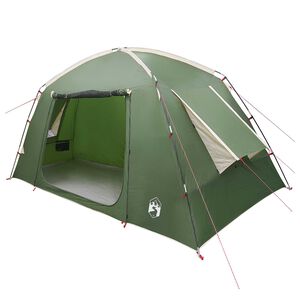 vidaXL Tenda Capanna con tetto Verde 300 x 210 x 156 cm Poliestere