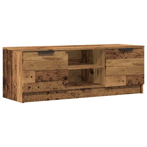 vidaXL Mobile Porta TV Legno Vecchio 102x35x36,5 cm Legno Multistrato