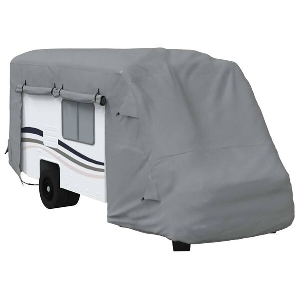 vidaXL Telo per Camper Grigio 570x235x275 cm in Tessuto Non Tessuto