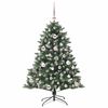 vidaXL Albero di Natale artificiale con 150 LED Verde 85 x 85 x 120 cm