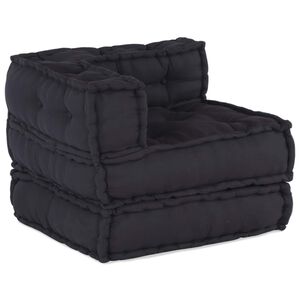 vidaXL Unit&agrave; di Divano Modulare Tessuto Antracite 210 x 70 x 56 cm