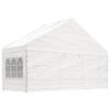 vidaXL Gazebo con Tetto Bianco 20,07x5,88x3,75 m in Polietilene