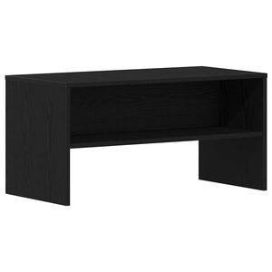 vidaXL Mobile Porta TV Rovere Nero 80x40x40 cm in Legno Multistrato