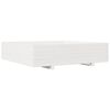 vidaXL Fioriera da Giardino Bianca 100x100x26,5cm Legno Massello Pino
