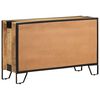 vidaXL Credenza 100x31x60 cm in Legno Massello di Mango Grezzo