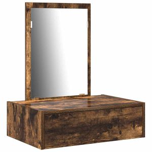 vidaXL Tavolo da Trucco Marrone 60 x 40 x 70 cm Legno multistrato