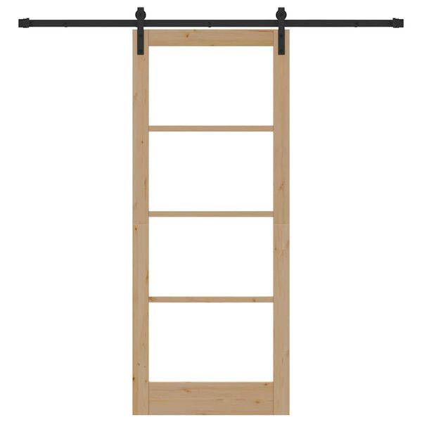 vidaXL Porta scorrevole ORKDAL Naturale 86 x 211 cm