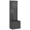 vidaXL Schermo per privacy in giardino Traforo Nero 50 x 32 x 150 cm