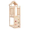 vidaXL Torre da Gioco Marrone 53 x 110,5 x 214 cm Pino massello