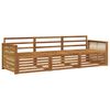 vidaXL Set di divani da esterno 3 pcs Naturale
