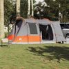 vidaXL Tenda da Campeggio 2 Persone Grigio e Arancione Impermeabile
