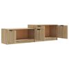 vidaXL Mobile Porta TV Rovere Sonoma 158,5x36x45 cm Legno Multistrato