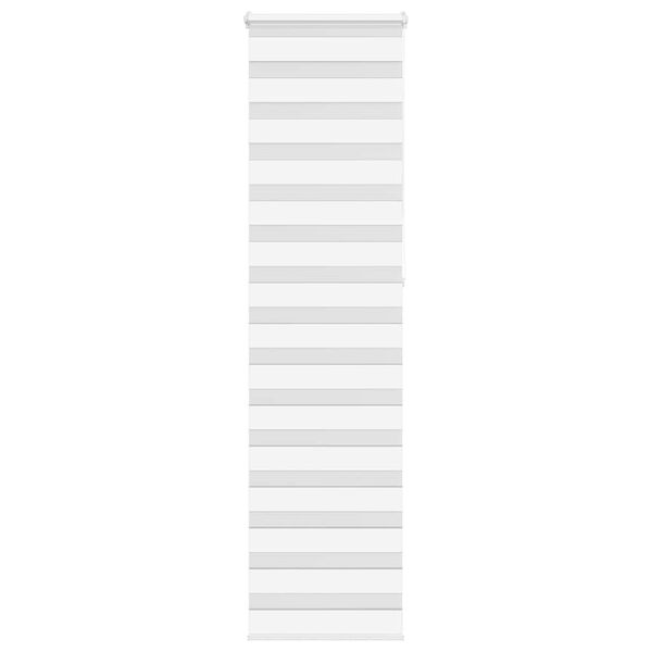 vidaXL Tenda a Rullo Zebra Larghezza Tessuto 55,9 cm Poliestere