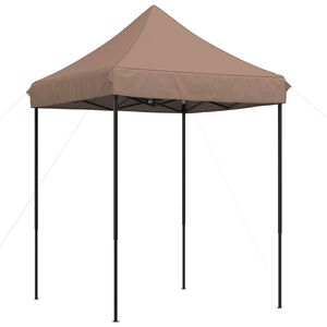 vidaXL Tenda Party 200 x 200 x 306 cm Marrone Tessuto Oxford
