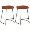 vidaXL Sgabelli da Bar Gavin 2 pz 45x38x53 cm Legno Massello di Mango