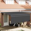 vidaXL Tenda Retrattile Giallo e Bianco 350 x 250 cm