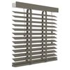 Decosol Tapparelle Orizzontali in Legno 50 mm 100x130 cm Grigio Talpa