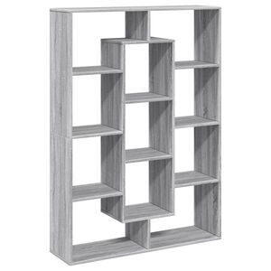 vidaXL Libreria Grigio Sonoma 102x29x143 cm in Legno Multistrato