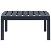 vidaXL Set Salotto da Giardino 4 pz in Plastica Antracite