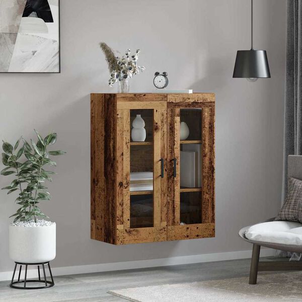 vidaXL Credenza Legno vecchio 69,5 x 34 x 90 cm Legno multistrato