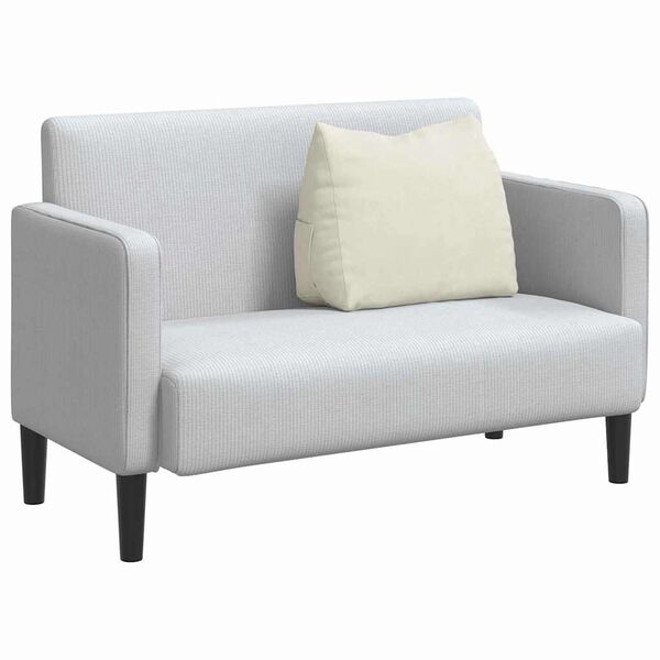 vidaXL Cuscino per Schiena Crema 60 x 20 x 50 cm Tessuto in Cords