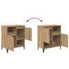 vidaXL Credenza Rovere artigianale 60 x 35 x 70 cm Legno multistrato
