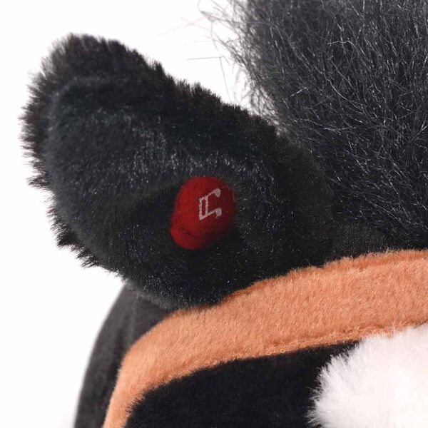 vidaXL Cavallo in Peluche in Piedi Nero