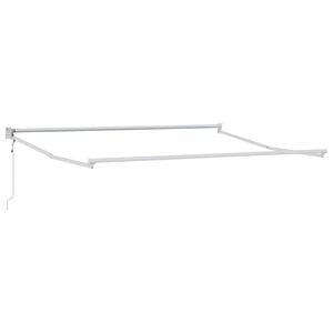 vidaXL Telaio per tende da sole retrattile Bianco 300 x 250 cm