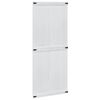 vidaXL Porta Corona Bianco 90 x 210 cm Legno multistrato